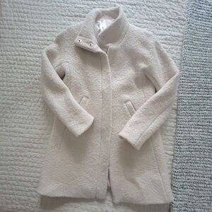 Loft Bouclé Funnel Coat, Small